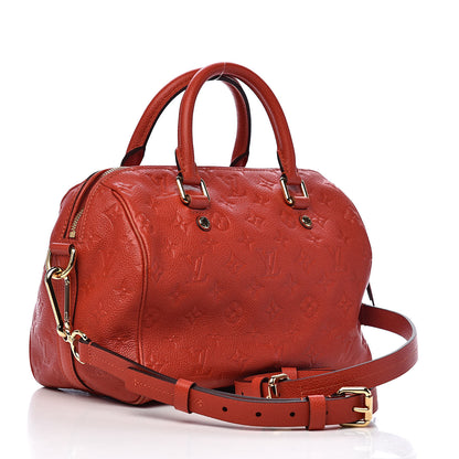 Louis Vuitton Empreinte Speedy Bandouliere 25 Cherry 3 of 11