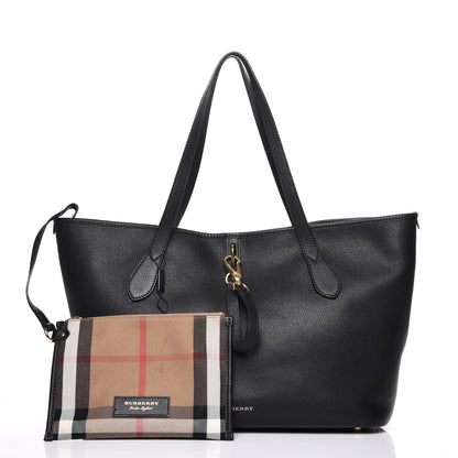 Burberry Grainy Calfskin Medium Honeybrook Tote Black 5 of 11