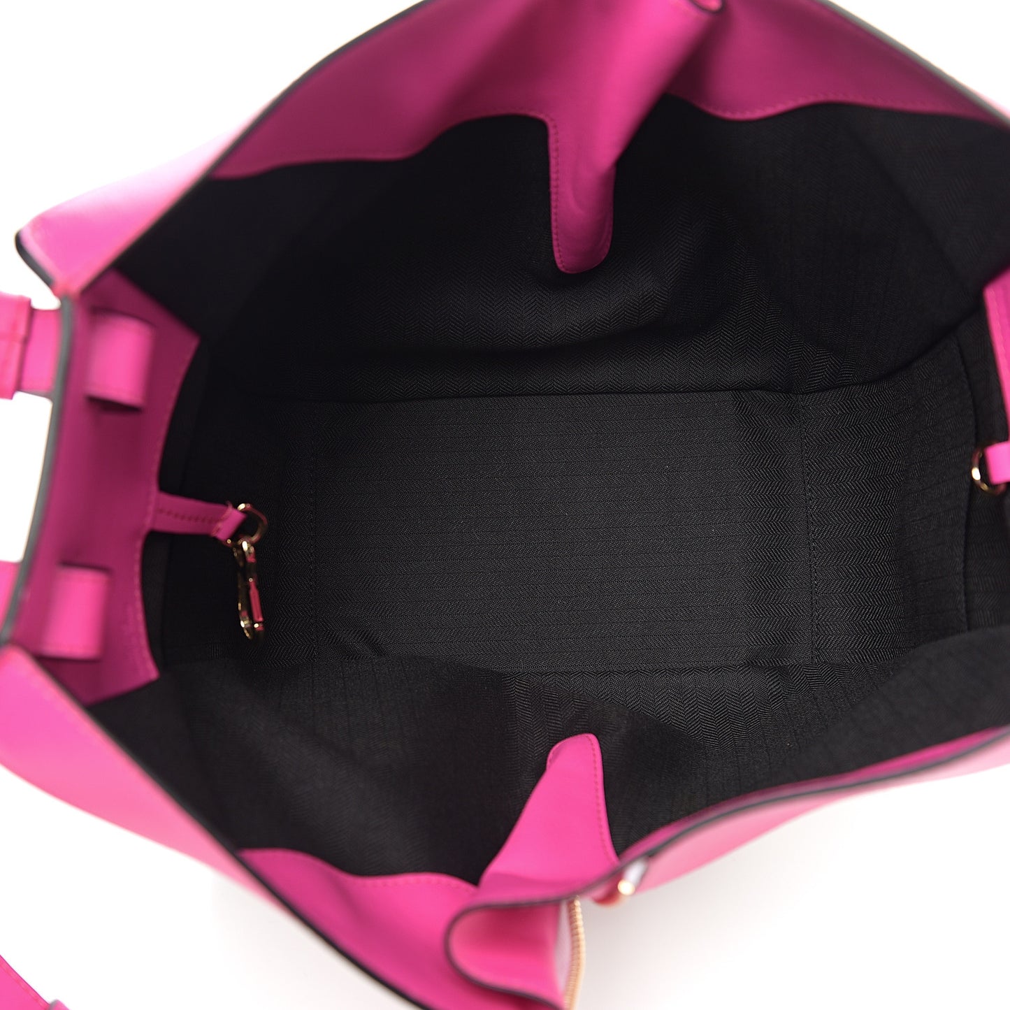 Calfskin Small Hammock Shoulder Bag Shocking Pink White