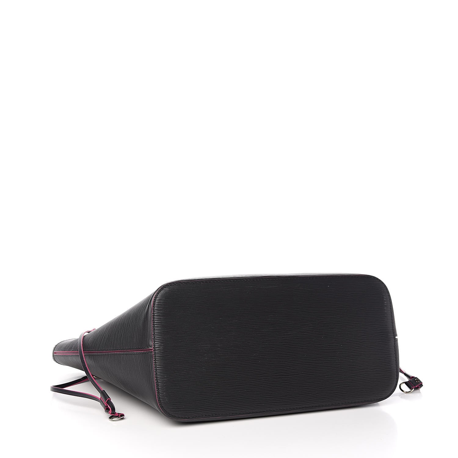 Louis Vuitton Epi Neverfull MM Black Hot Pink 5 of 11