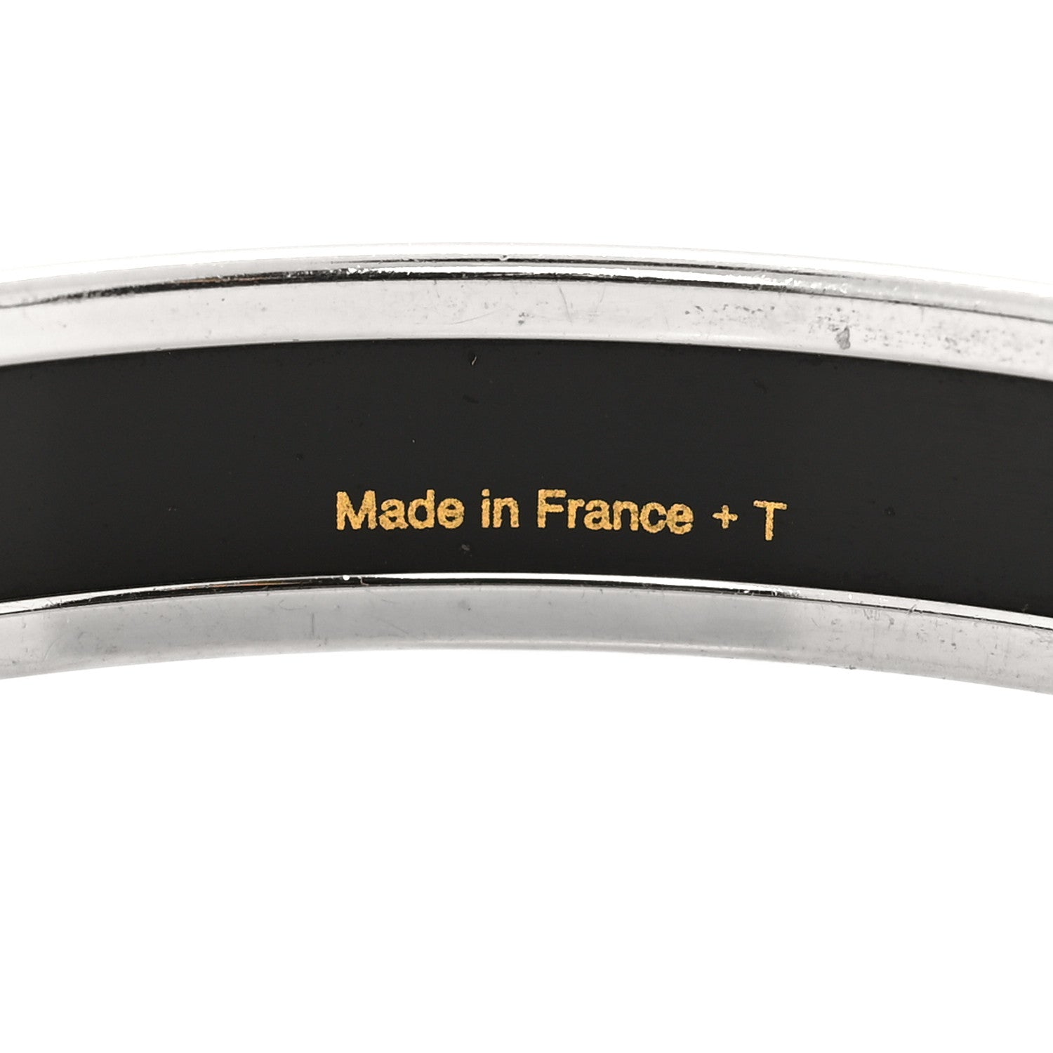 Hermes Enamel Printed Narrow Caleche Bracelet 70 Ultramarine 5 of 6