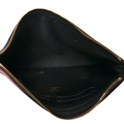 Louis Vuitton Monogram Tuileries Pochette Red 5 of 9