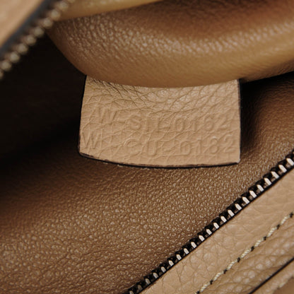 Celine Drummed Calfskin Suede Medium Trapeze Souris 7 of 7