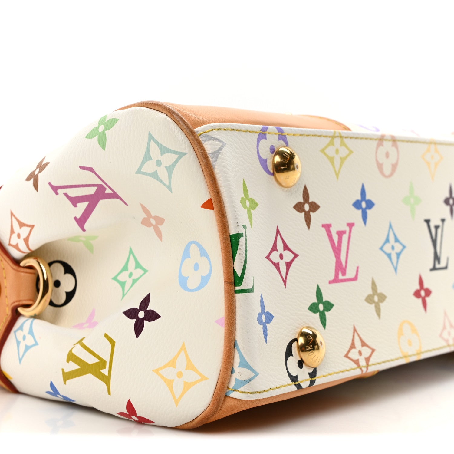 Louis Vuitton Monogram Multicolor Beverly MM White 8 of 9
