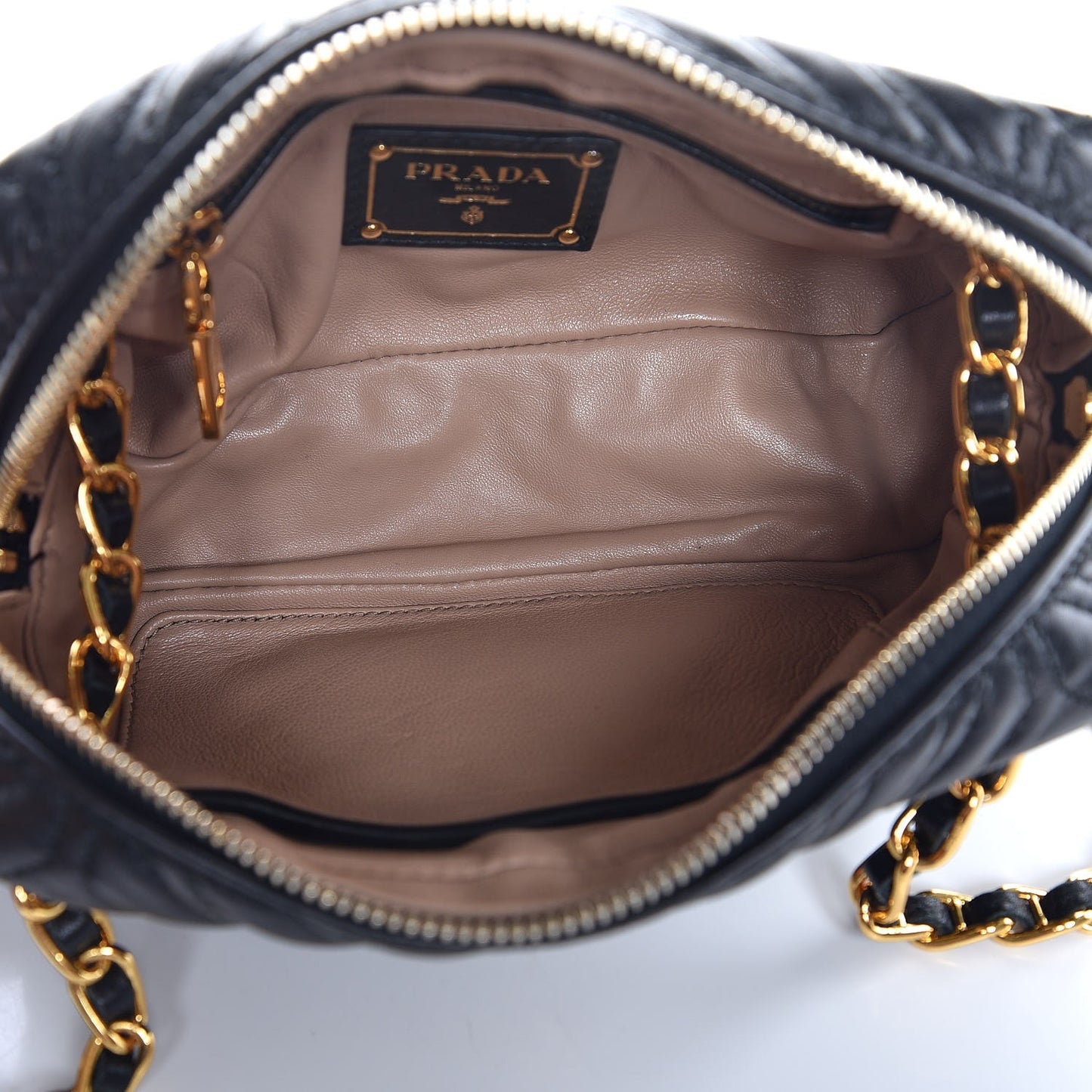 Nappa Mosaico Crossbody Nero Black
