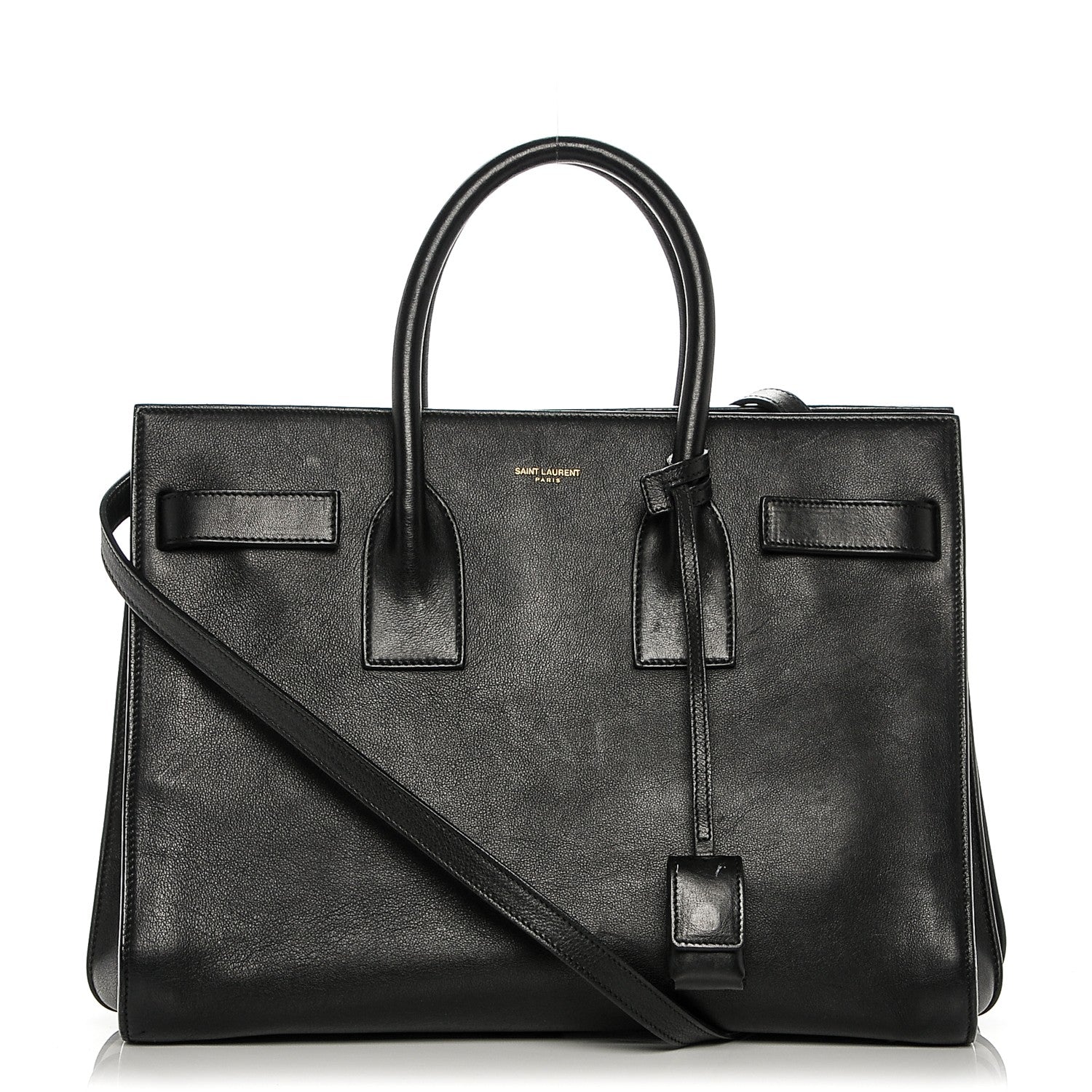 Saint Laurent Calfskin Small Sac De Jour Black 1 of 8