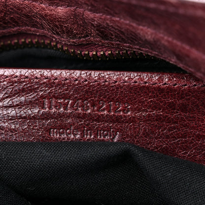 Balenciaga Agneau Classic Hardware City Dark Wine 8 of 21