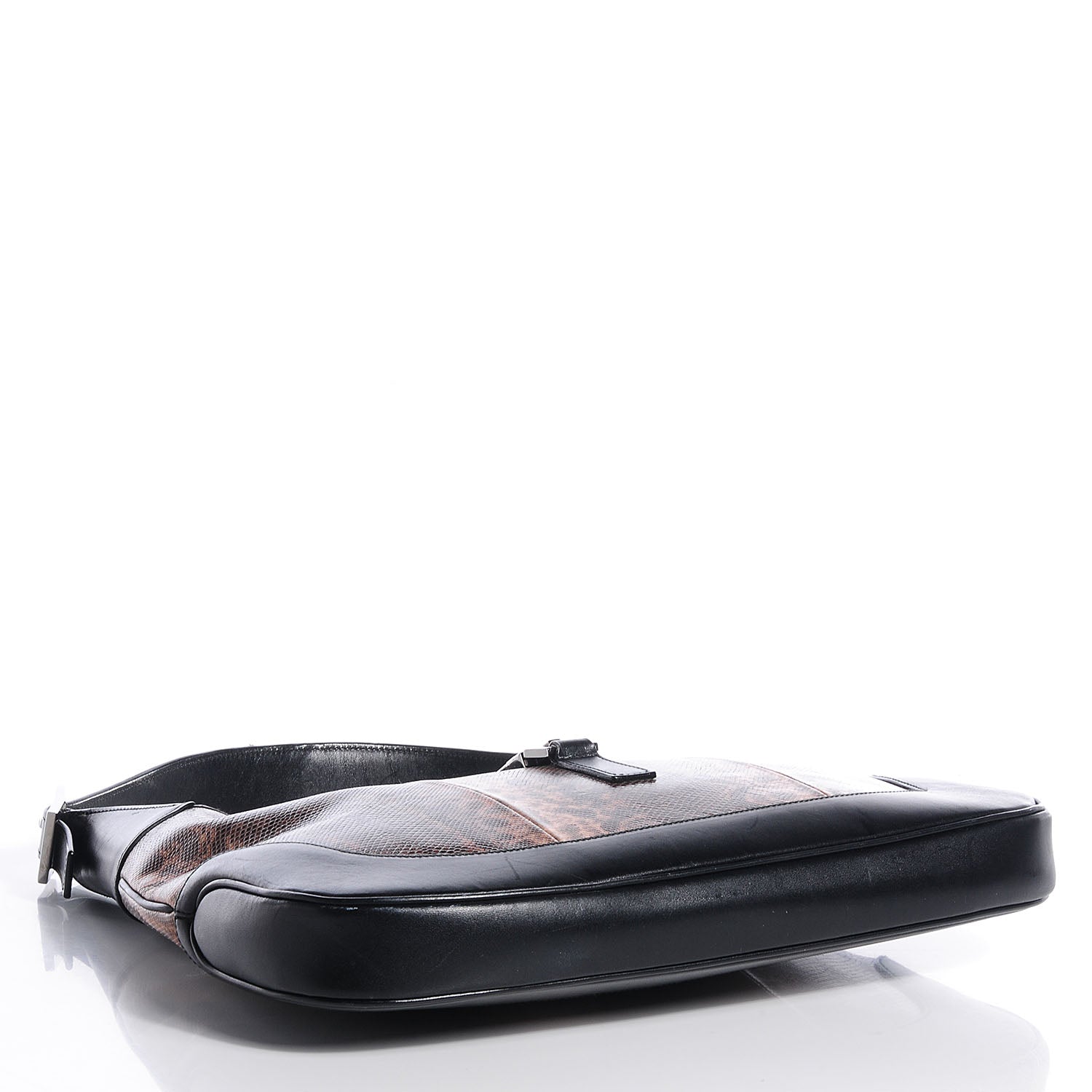 Gucci Lizard Jackie O Hobo Brown 4 of 7