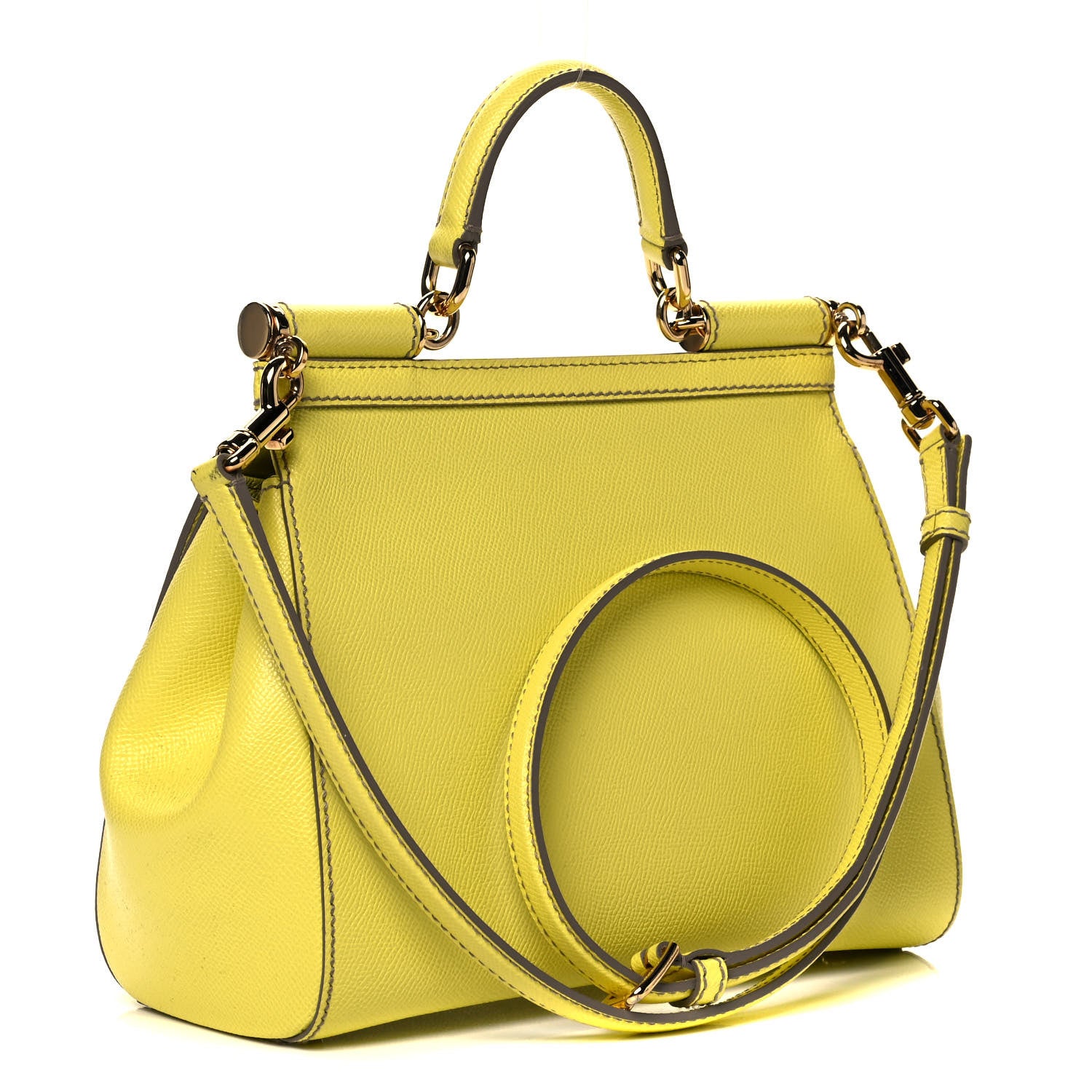 Dolce & Gabbana Dauphine Medium Miss Sicily Satchel Light Yellow 2 of 11