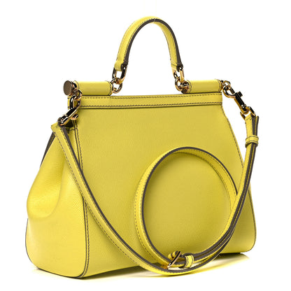 Dolce & Gabbana Dauphine Medium Miss Sicily Satchel Light Yellow 2 of 11
