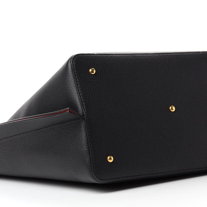 Valentino Garavani Grainy Calfskin Escape Hobo Bag Black 7 of 10