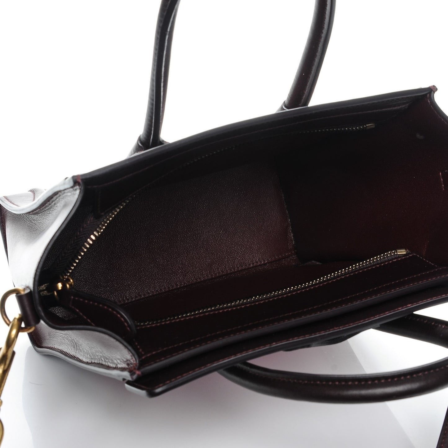 Satin Calfskin Nano Tri-Color Luggage Orchid