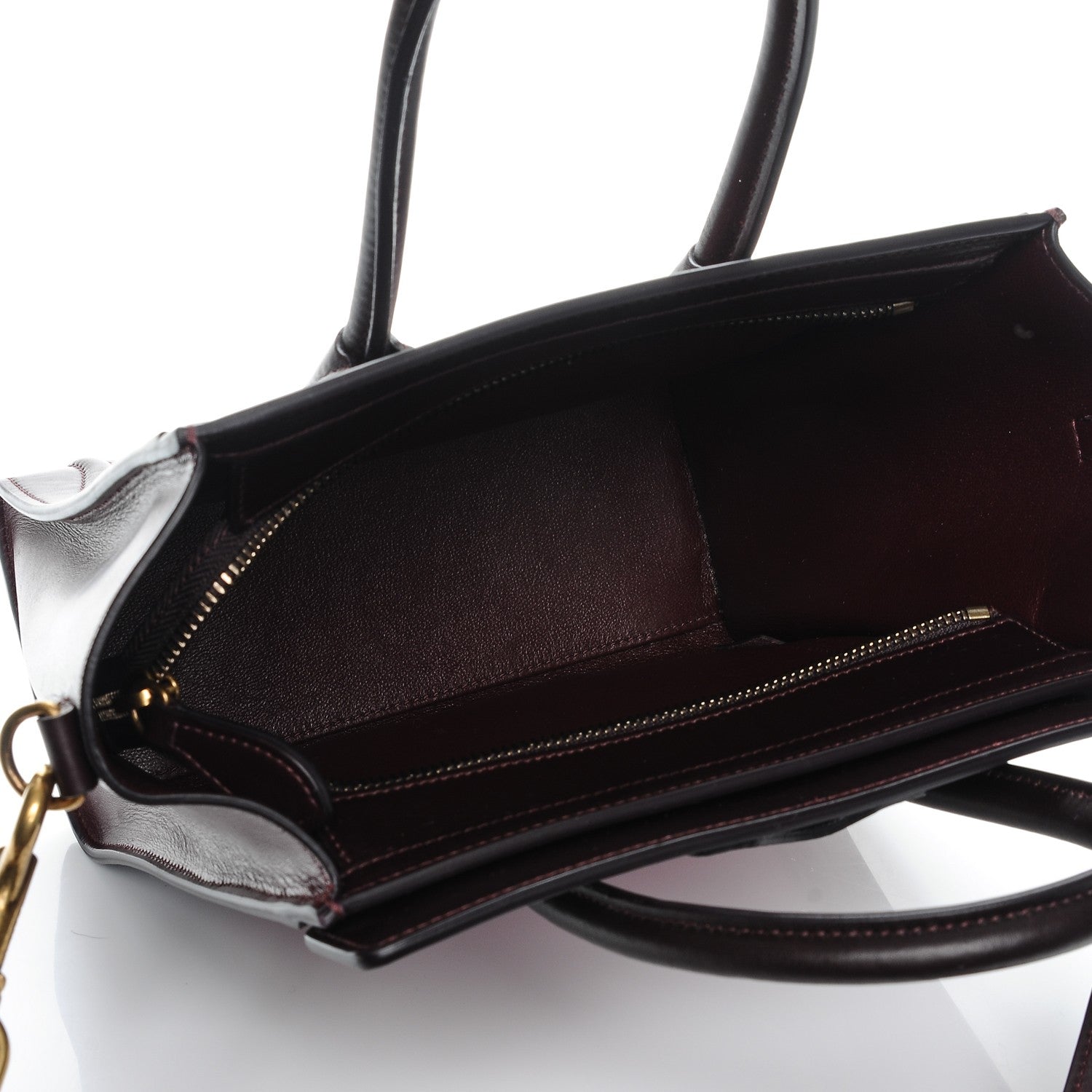 Celine Satin Calfskin Nano Tri-Color Luggage Orchid 5 of 7