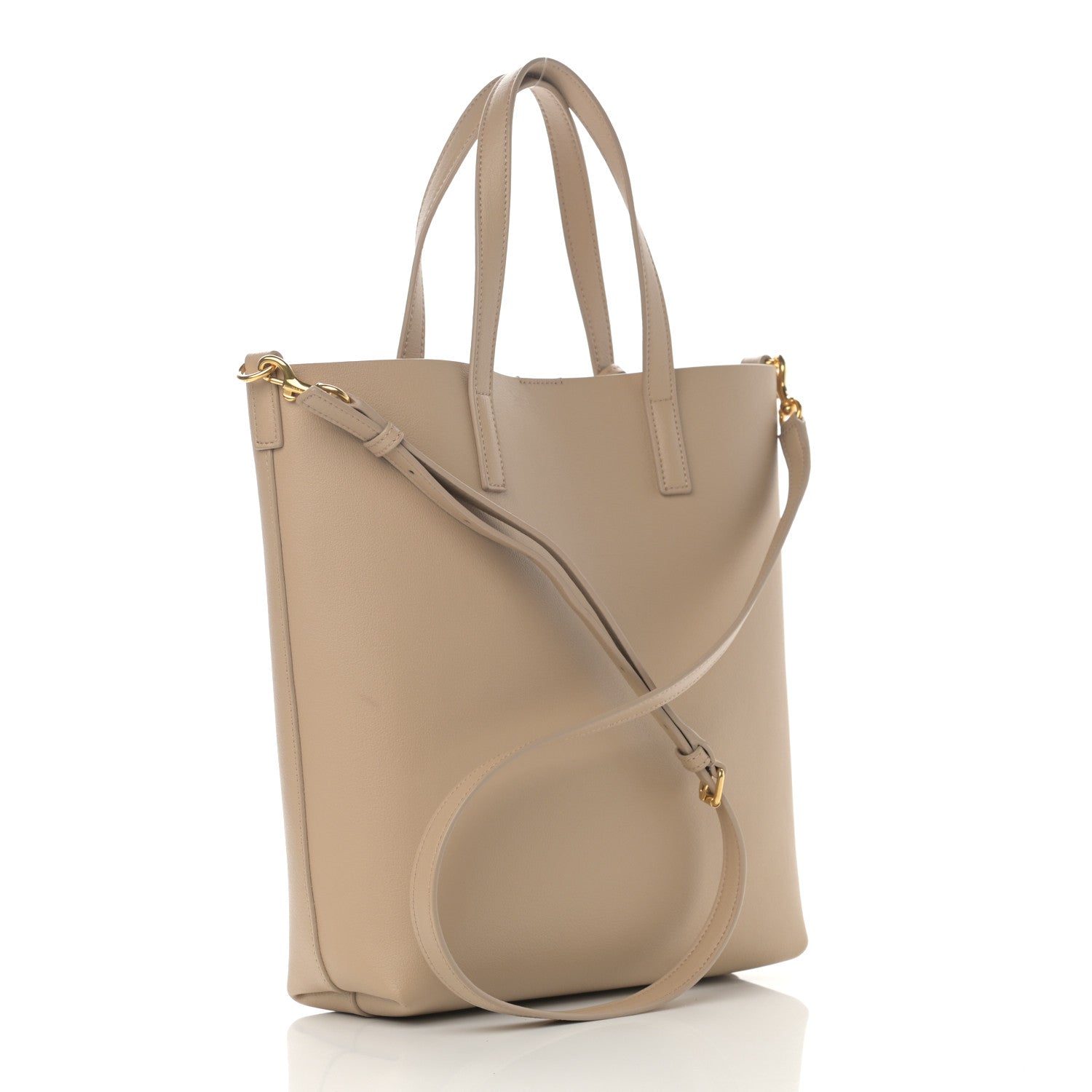 Saint Laurent Calfskin Toy Shopping Tote Nude Powder 3 of 11