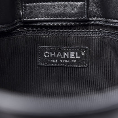 Chanel Calfskin Quilted Large Classic Shopping Tote Black 8 of 11