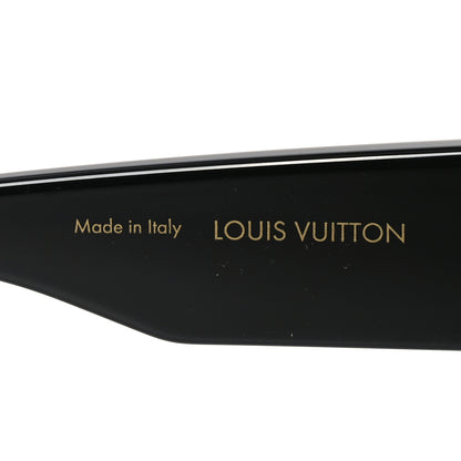 Louis Vuitton Acetate Swarovski Crystal Cyclone Sunglasses Z1578W Black 4 of 6
