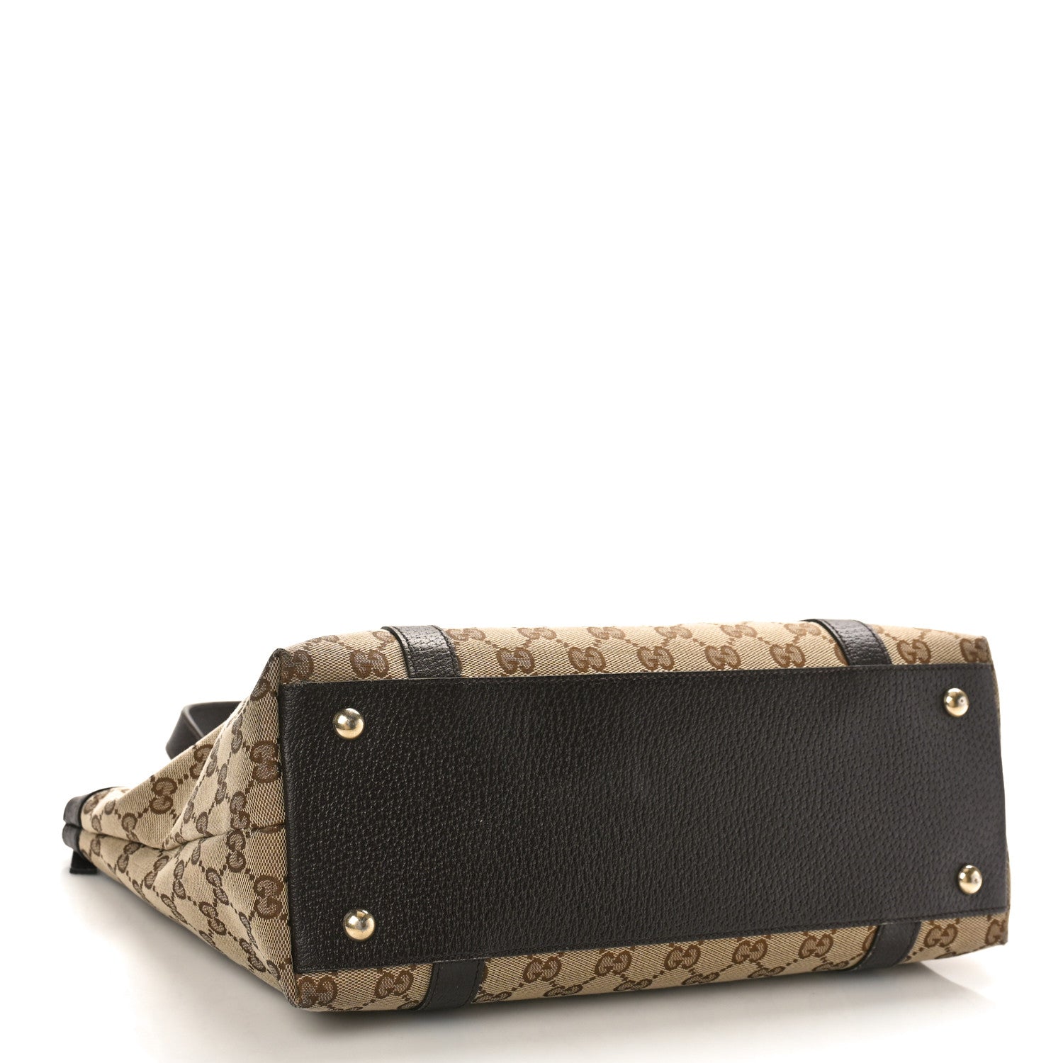 Gucci Monogram Medium Abbey Tote Dark Brown 4 of 13