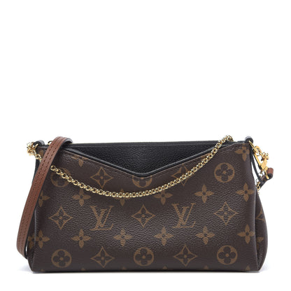Louis Vuitton Monogram Pallas Clutch Blue Marine 1 of 11