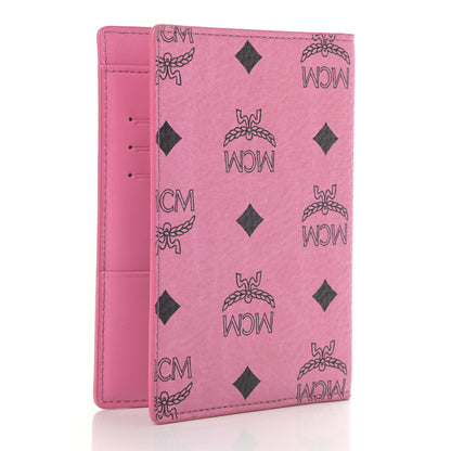 MCM Visetos Studded Passport Holder Pink 3 of 6
