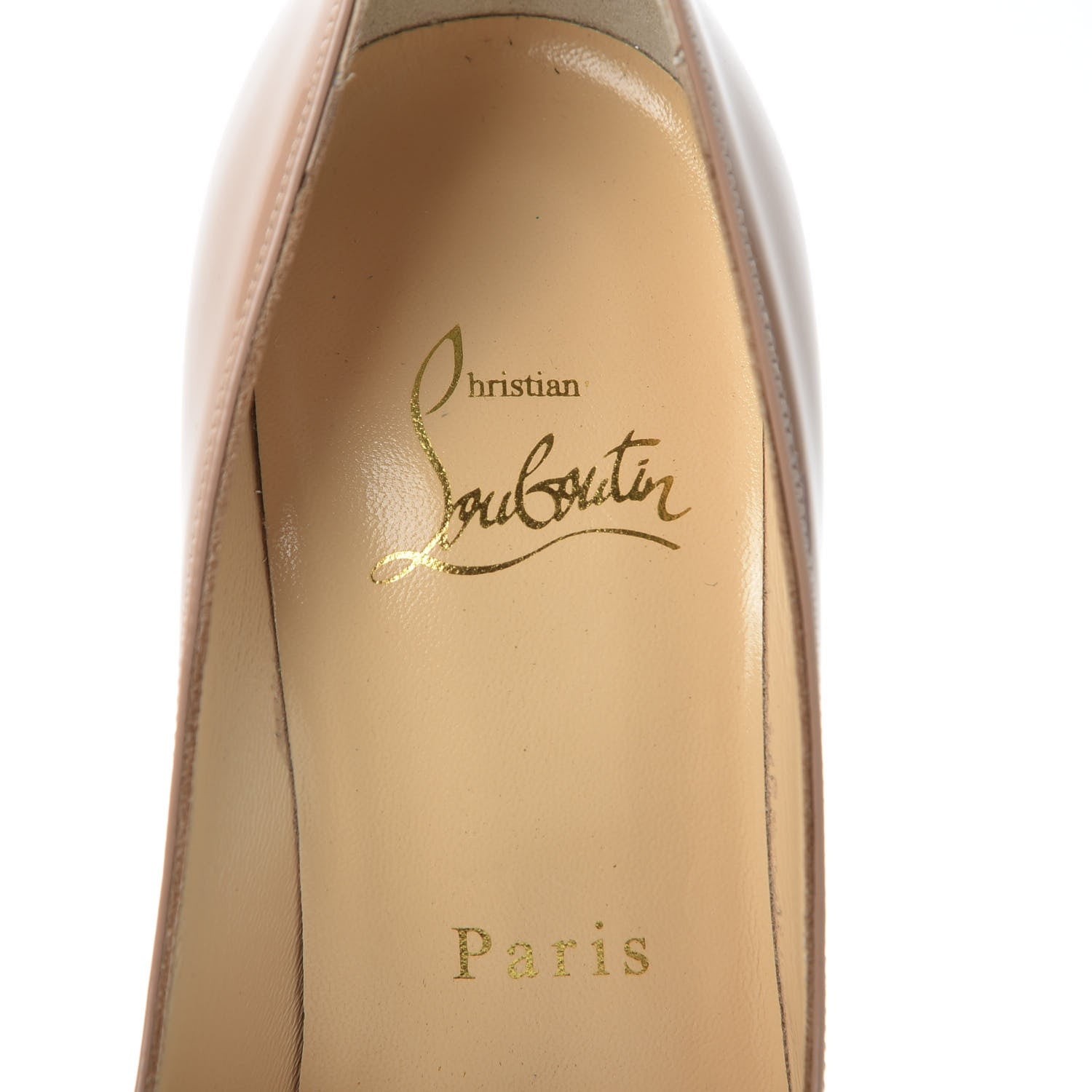 Christian Louboutin Patent So Kate 100 Pumps 35 Nude 7 of 10
