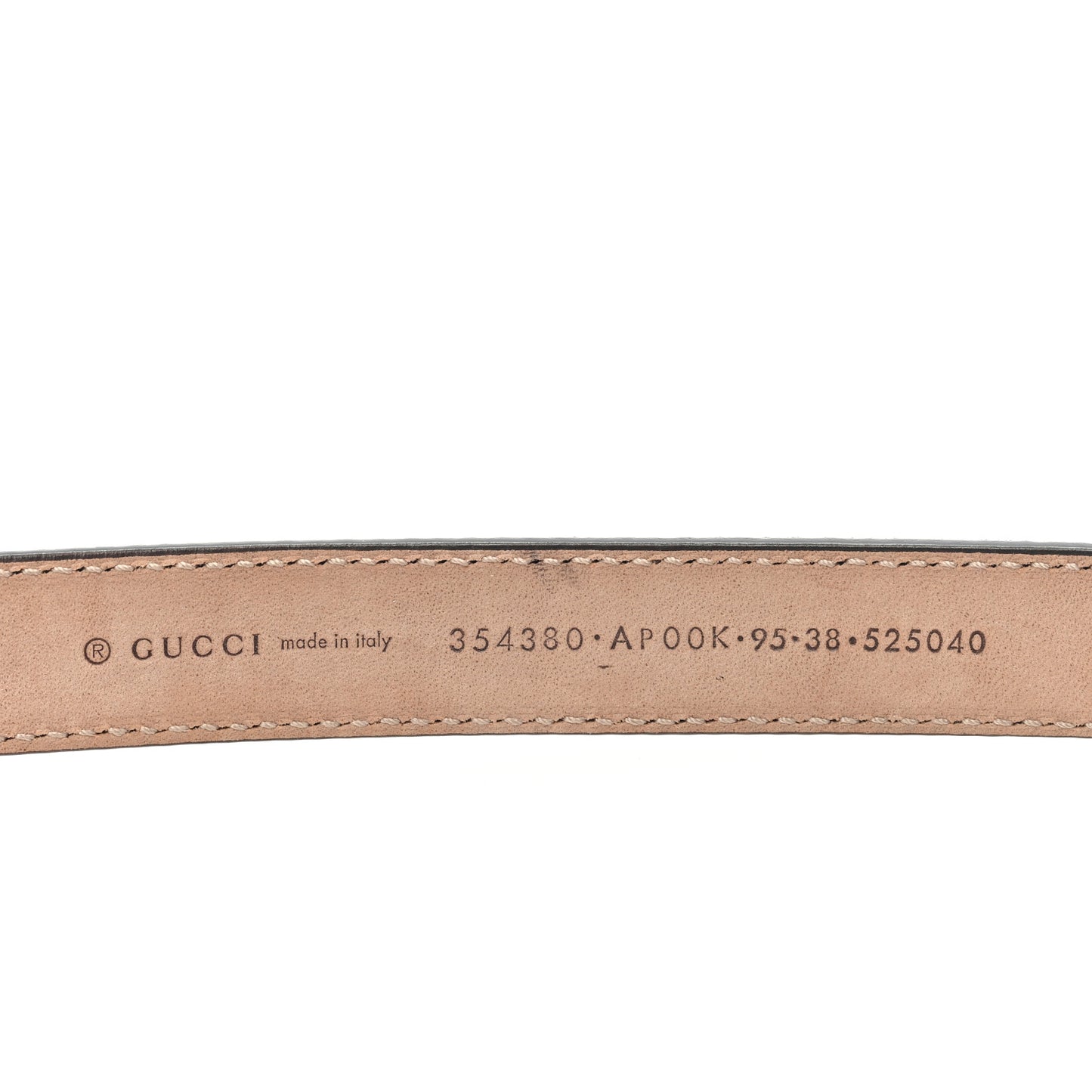 Calfskin Crystal Interlocking G Belt 95 38 Black
