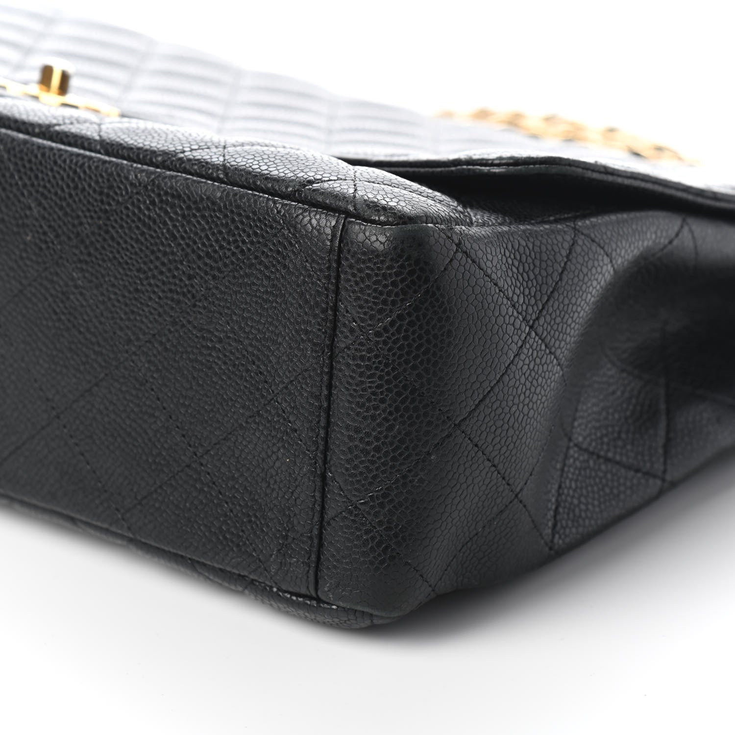 Chanel Caviar Quilted Maxi Single Flap Black 8 of 10