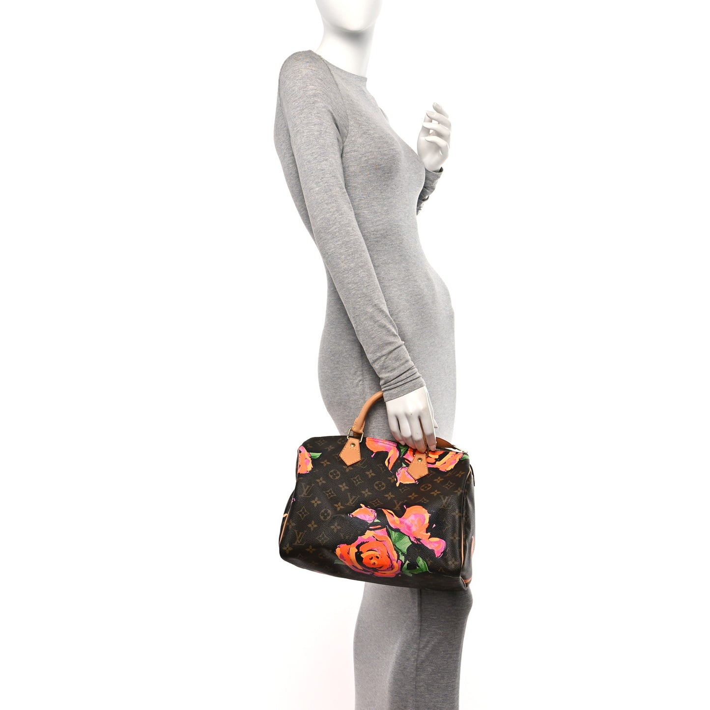 Monogram Roses Speedy 30