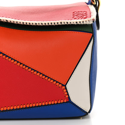 Loewe Calfskin Medium Patchwork Puzzle Bag Multicolor 9 of 11