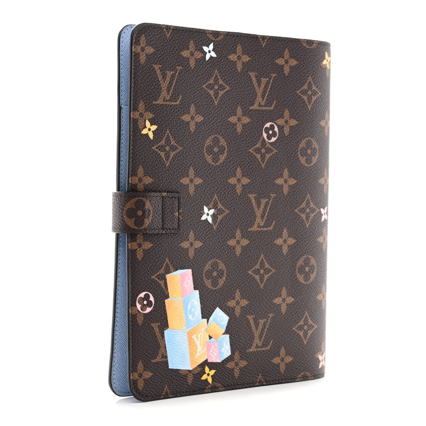 Monogram Triplets Desk Agenda Cover MM