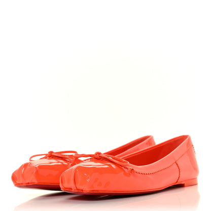 Christian Louboutin Patent Mamadrague Flats 37 Sunrise 3 of 8