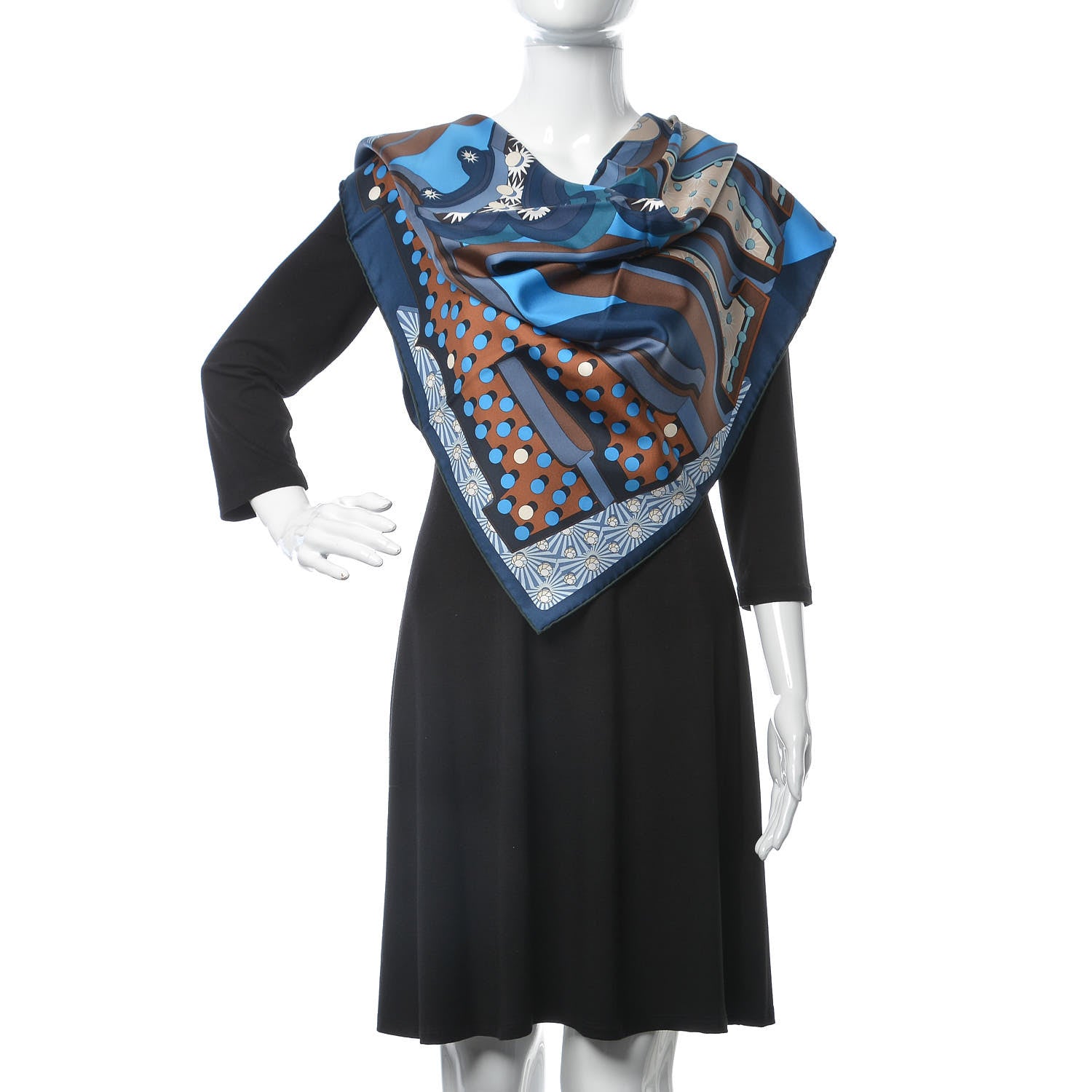 Hermes Silk Electrique Scarf 90 2 of 4