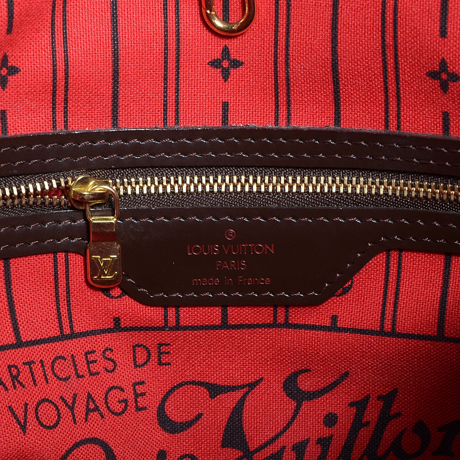 Louis Vuitton Damier Ebene Neverfull PM 6 of 7