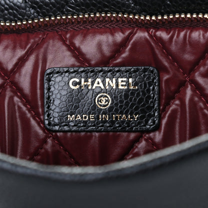 Chanel Caviar Quilted CC Beauty Clutch Black 11 of 13