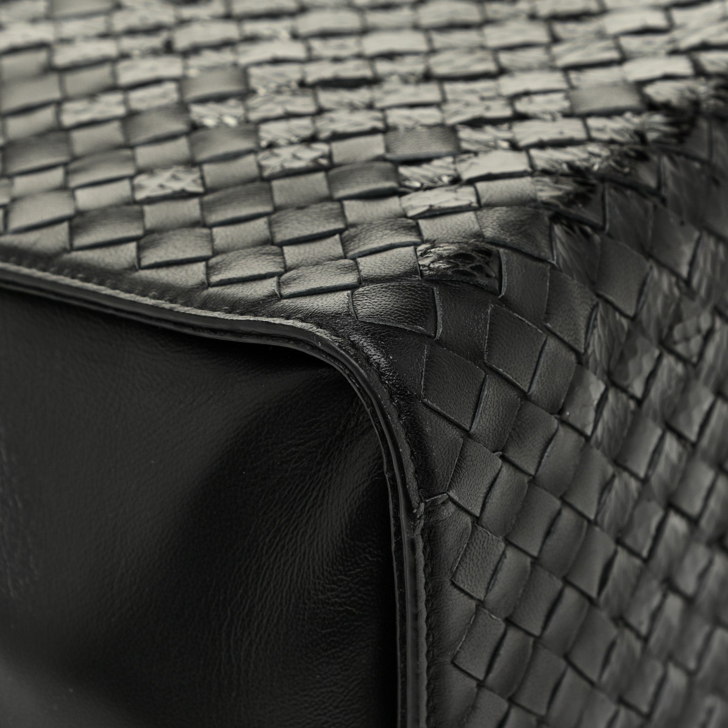 Bottega Veneta Nappa Ayers Intrecciato Small Tote Nero Black 18 of 18