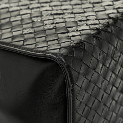 Bottega Veneta Nappa Ayers Intrecciato Small Tote Nero Black 18 of 18