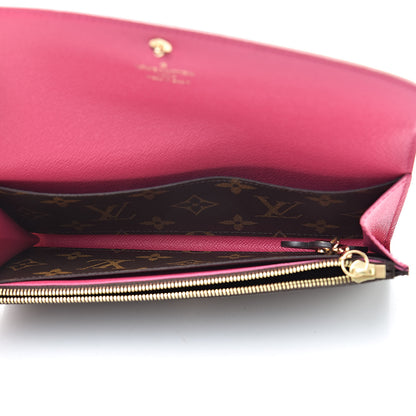 Louis Vuitton Monogram Bloom Flower Emilie Wallet 5 of 7