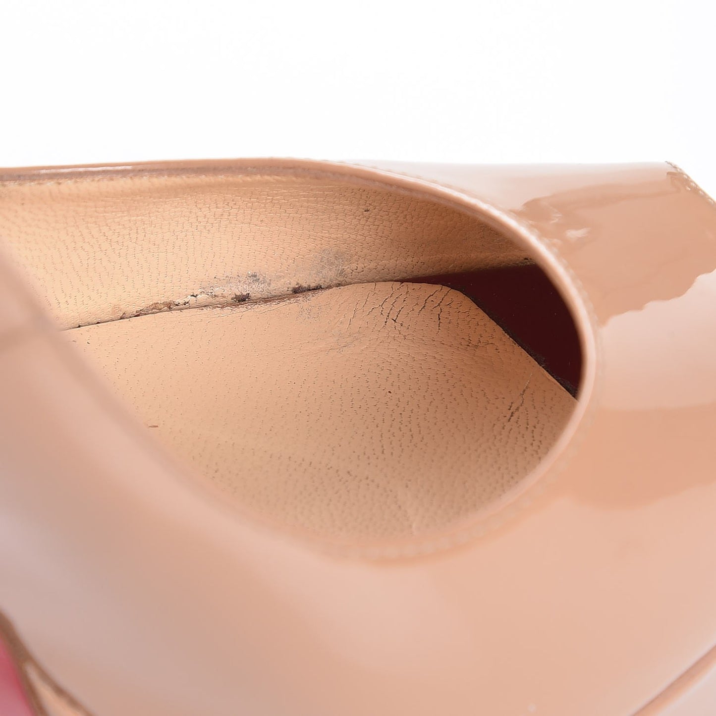Patent Babel Clou 150 Platform Spikes Pumps 41 Nude Red