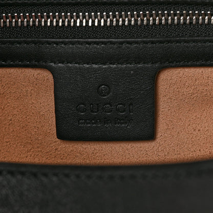 Gucci Calfskin Web Tiger Embroidered Large Dionysus Hobo Black 6 of 10
