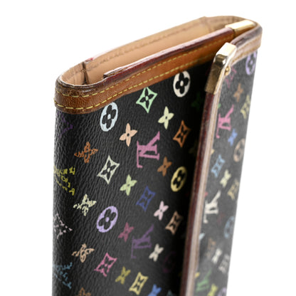 Louis Vuitton Monogram Multicolor Porte Tresor International Wallet Black 13 of 17