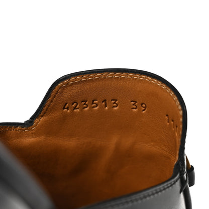 Gucci Calfskin Womens Princetown Slippers 39 Black 8 of 10