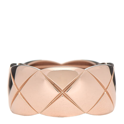Chanel 18K Beige Gold Large Coco Crush Ring 62 10 3 of 6