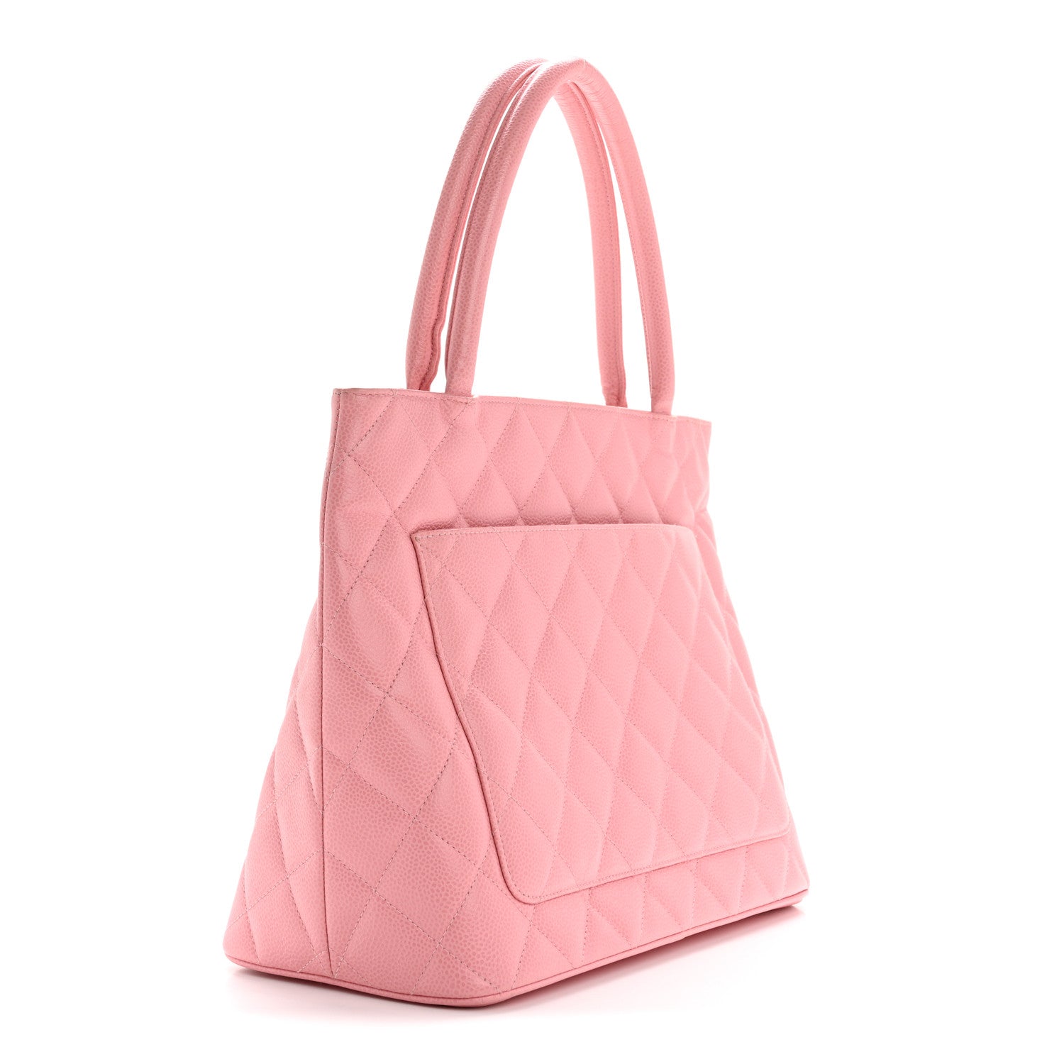 Chanel Caviar Medallion CC Tote Light Pink 3 of 12