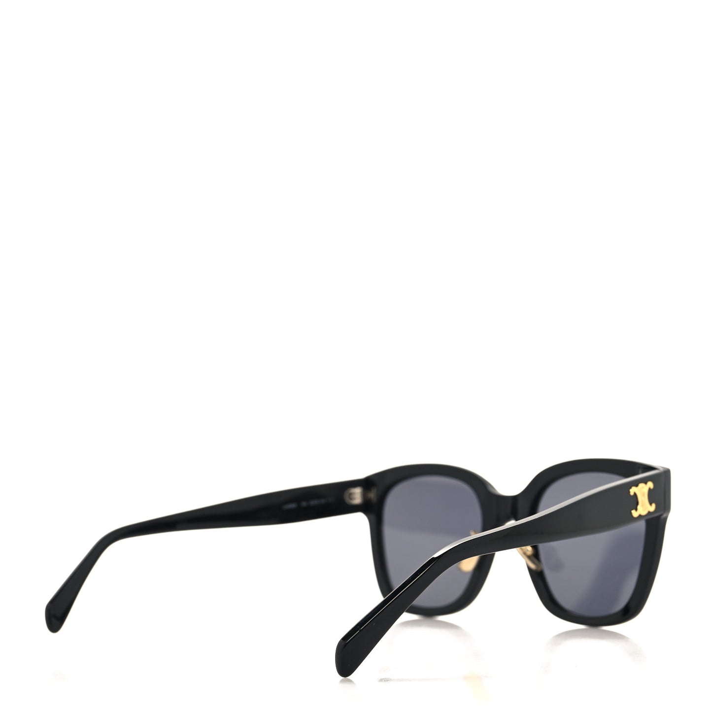 Acetate Triomphe 01 Square Sunglasses CL 40222F Black