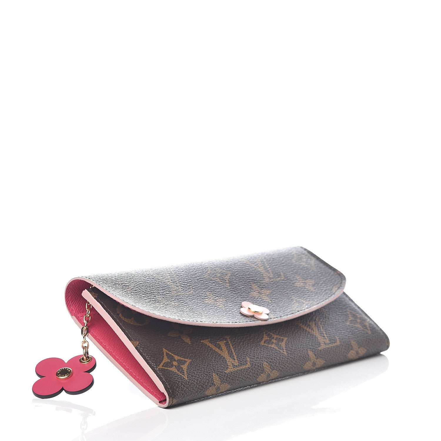 Louis Vuitton Monogram Bloom Flower Emilie Wallet 3 of 6