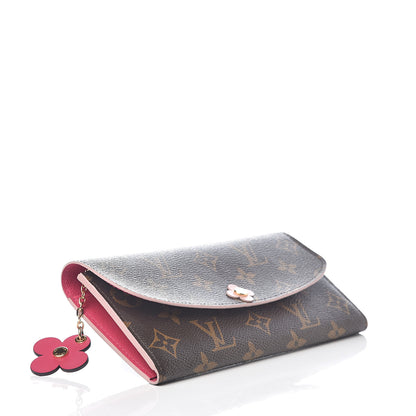 Louis Vuitton Monogram Bloom Flower Emilie Wallet 3 of 6