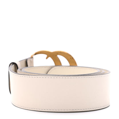 Gucci Calfskin Double G 40mm Belt 85 34 Mystic White 2 of 5