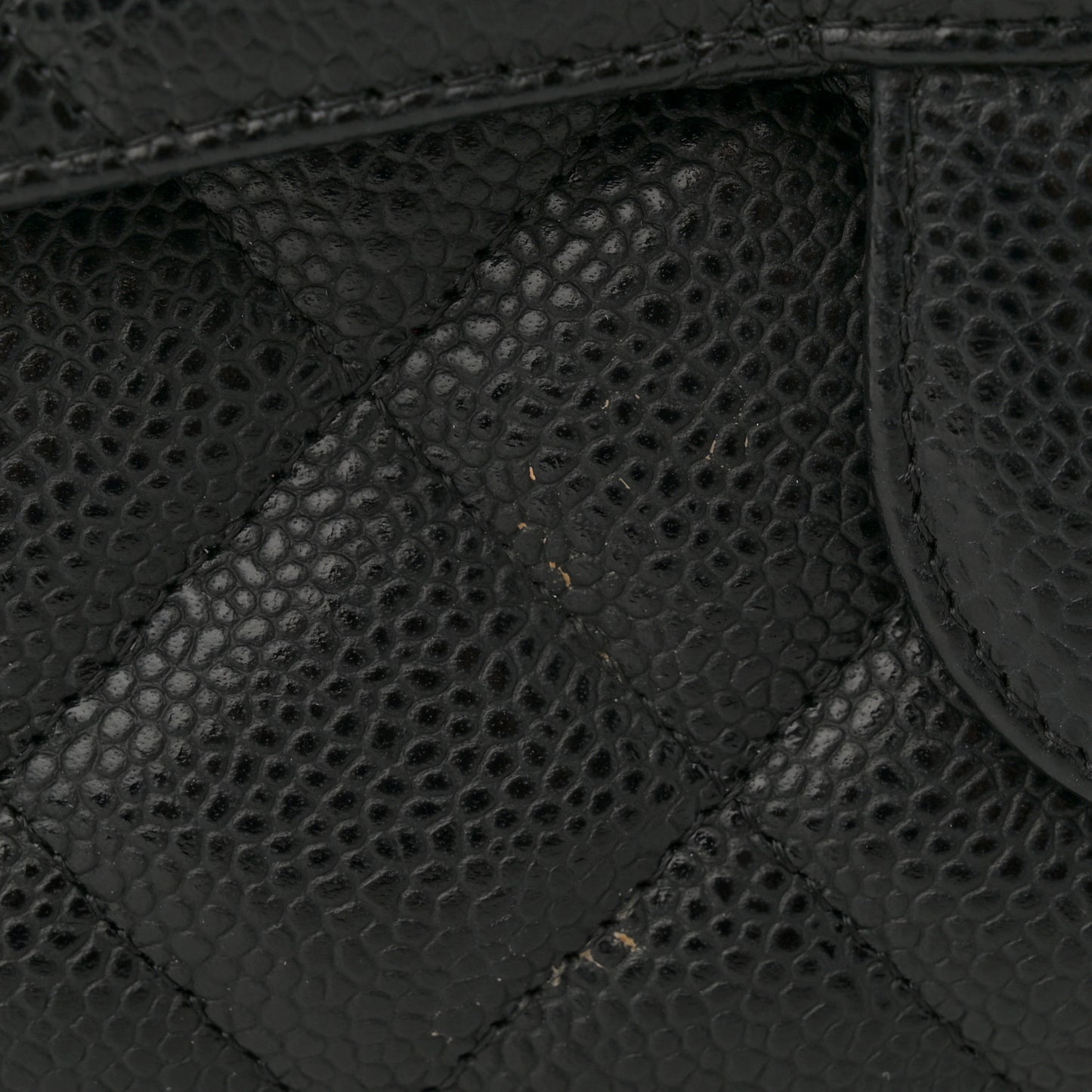 Caviar Quilted Maxi Double Flap Black