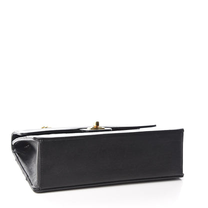 Chanel Lambskin Quilted Medium Mademoiselle Single Flap Black 4 of 13