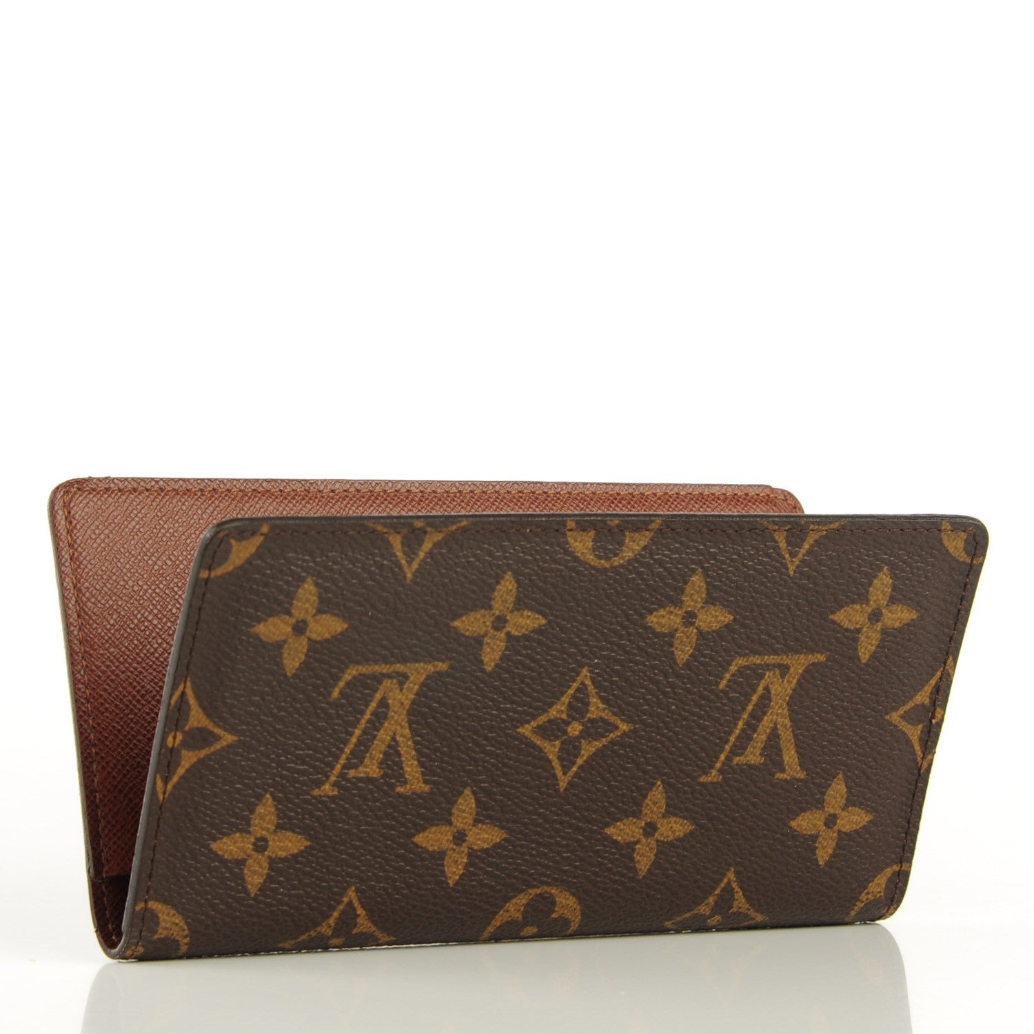 Louis Vuitton Monogram Simple Checkbook Holder Wallet Cover 3 of 7