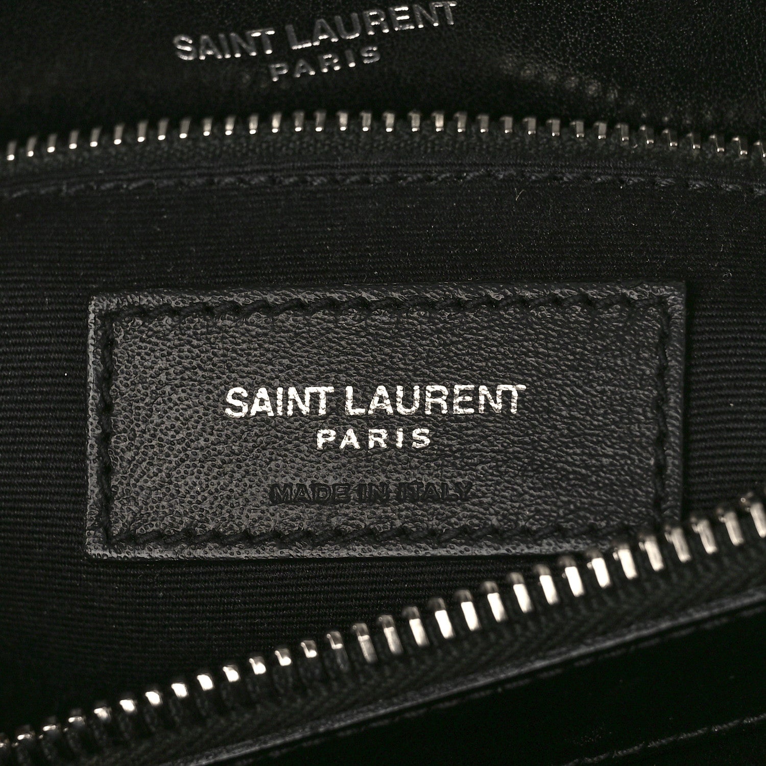Saint Laurent Calfskin Y Quilted Monogram Medium Loulou Chain Satchel Black 6 of 8